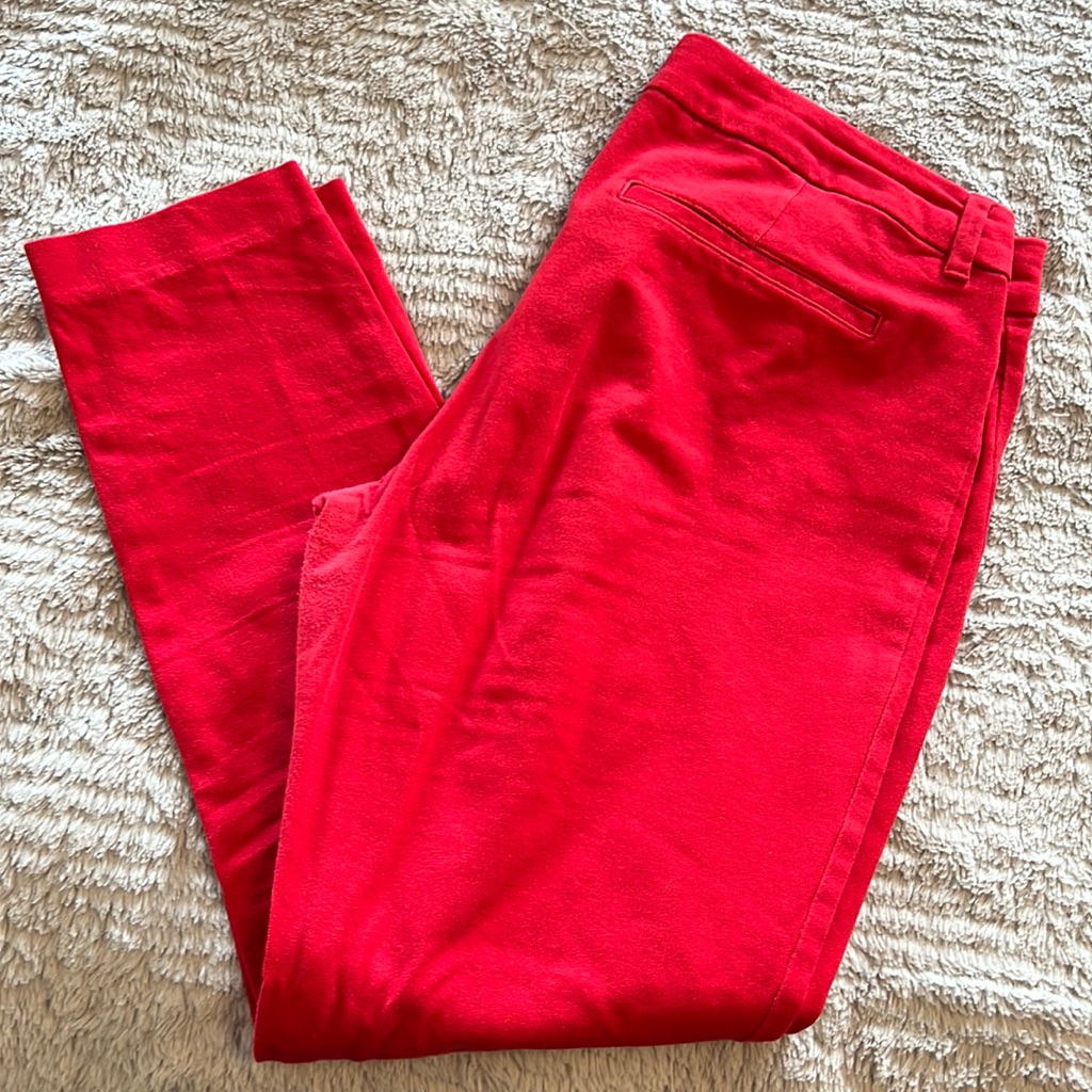 Red Old Navy Pixie Pants